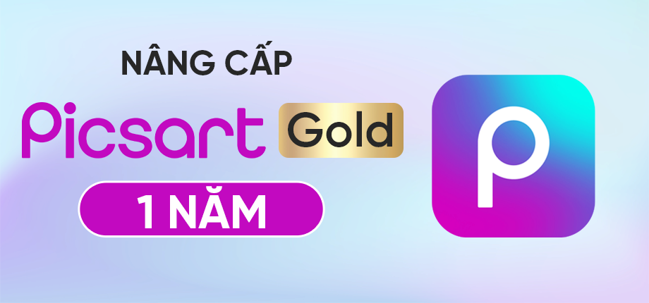 Picsart Gold 1 Năm - Nâng cấp chính chủ